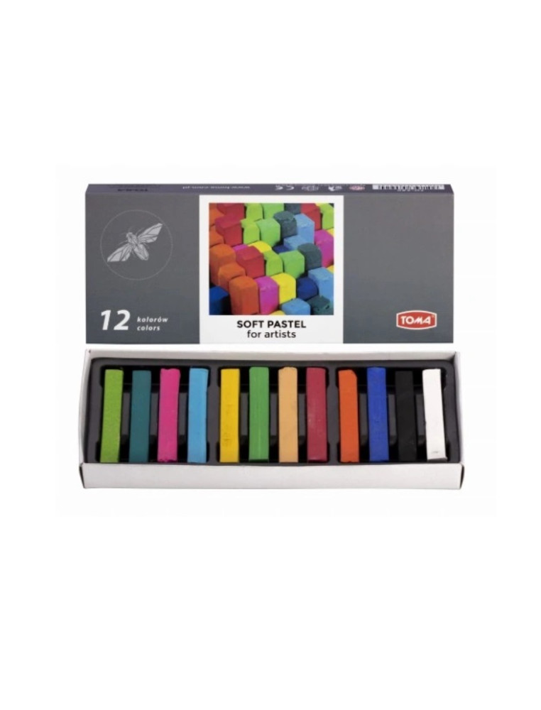 Toma dry pastels 12 colors