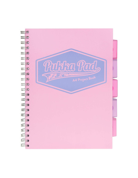PUKKA PAD notebook pink A4 Pastel