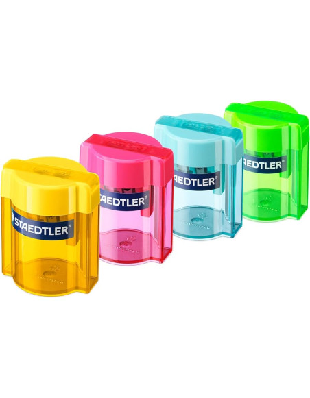 Staedtler double sharpener with container