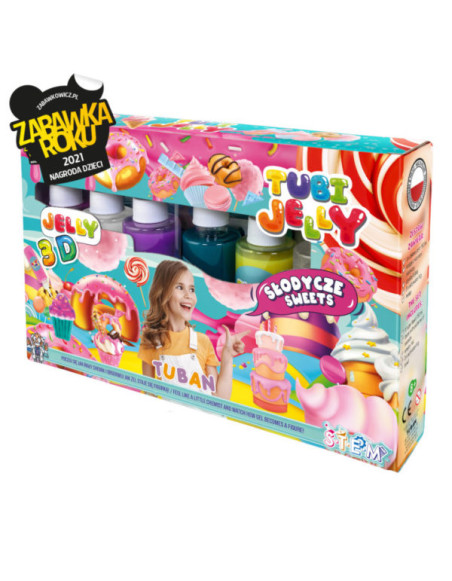 Tubi Jelly set 6 colors Sweets