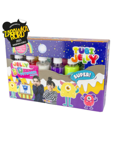 Tubi Jelly set of 6 colors Monsters
