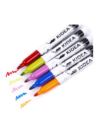 Fabric and footwear markers 10 colors kidea