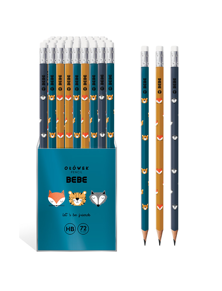 Pencil with eraser BB KIDS