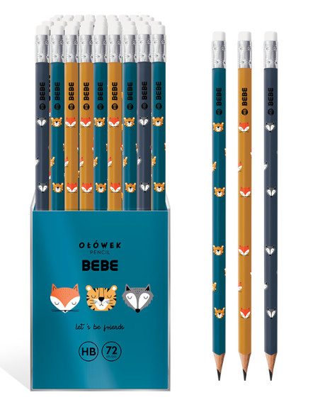 Pencil with eraser BB KIDS