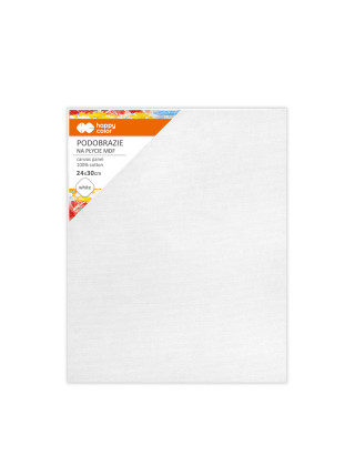 Cotton canvases MDF white