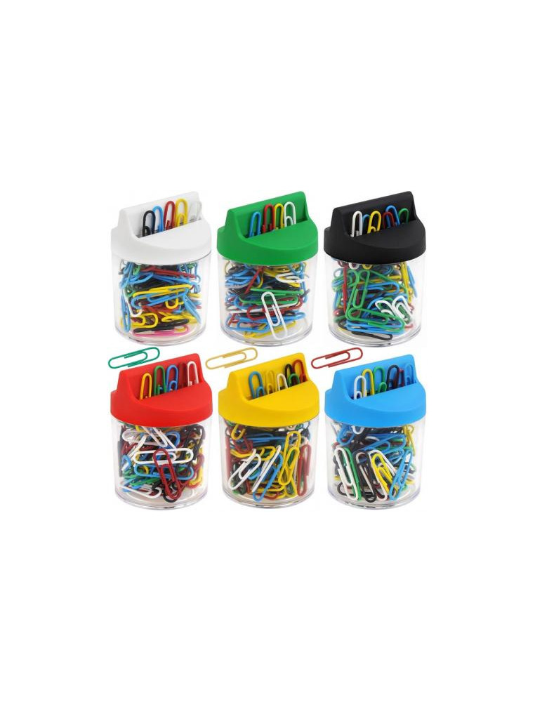 Coloured coated paper clips 28 mm MemoBe 100 pcs. Op. Magnetic Intense