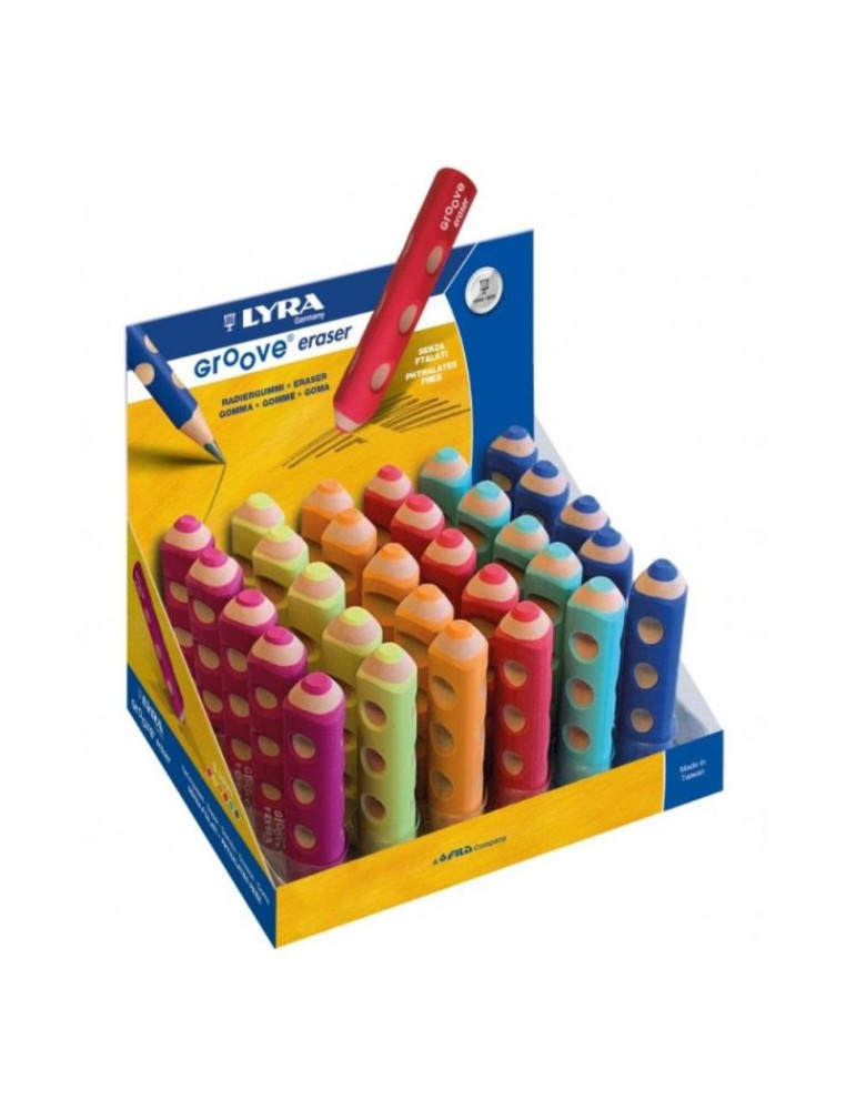 LYRA Groove crayon eraser