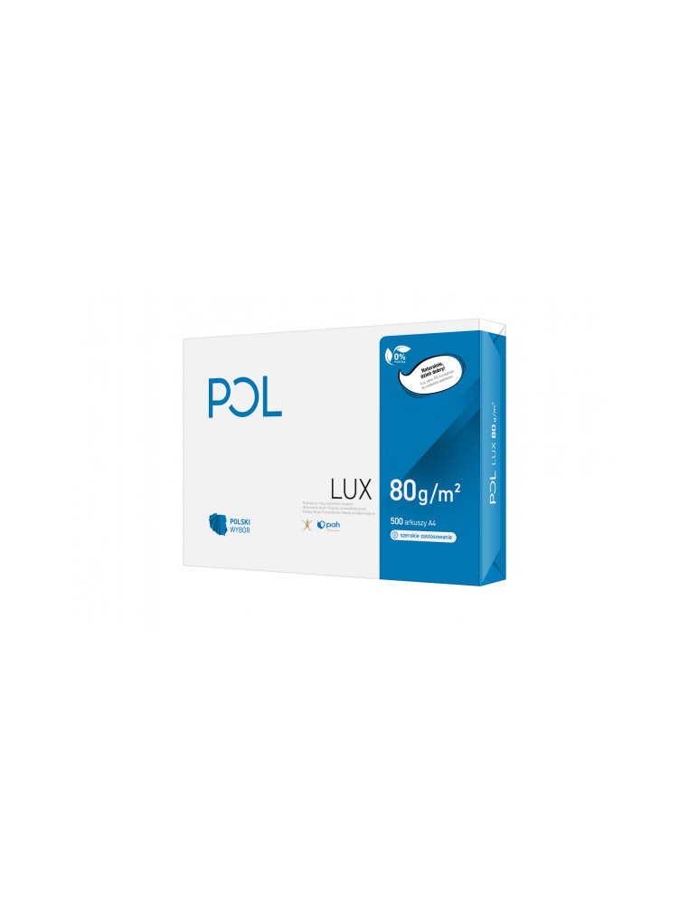 POLLUX A4 80g paper for printers and photocopiers - 500 sheets ream.