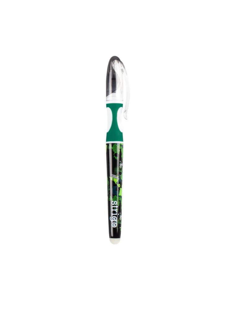 STRIGO erasable pen with a green nib