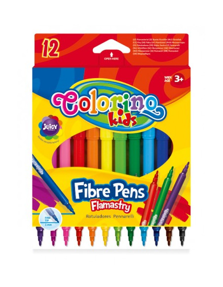 Colorino 12-color felt-tip pens
