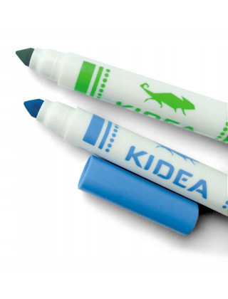 Jumbo markers with a conical tip, 8 colors Kidea