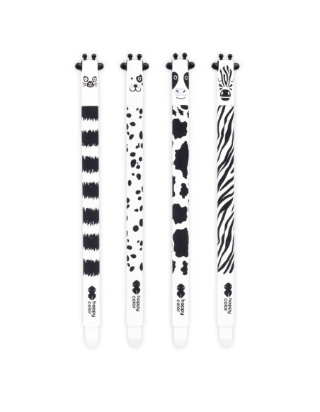 BLACK&WHITE Happy Color erasable pen